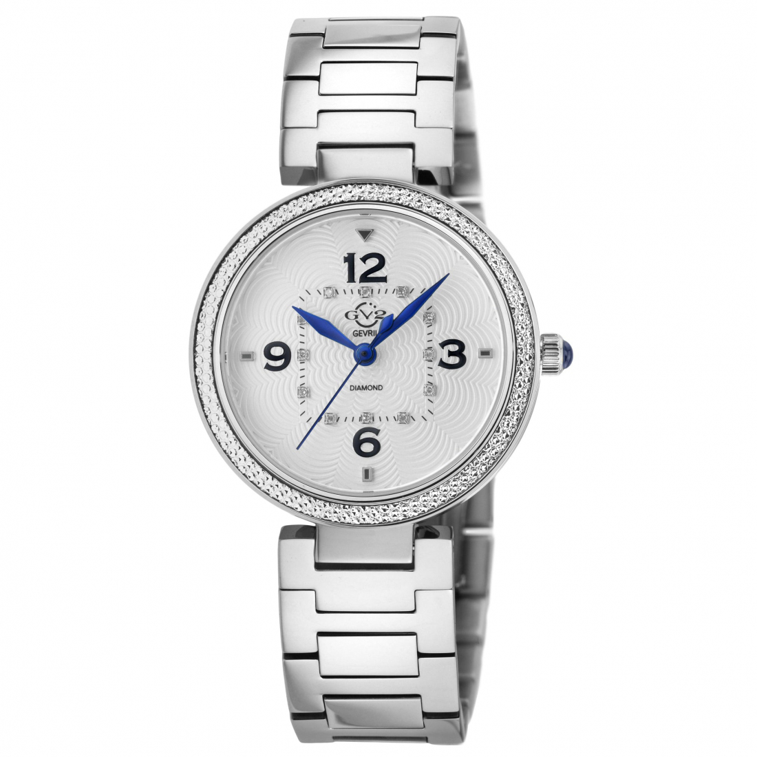 Women's Piemonte Stainless Steel Case, White Dial, Diamond Watch