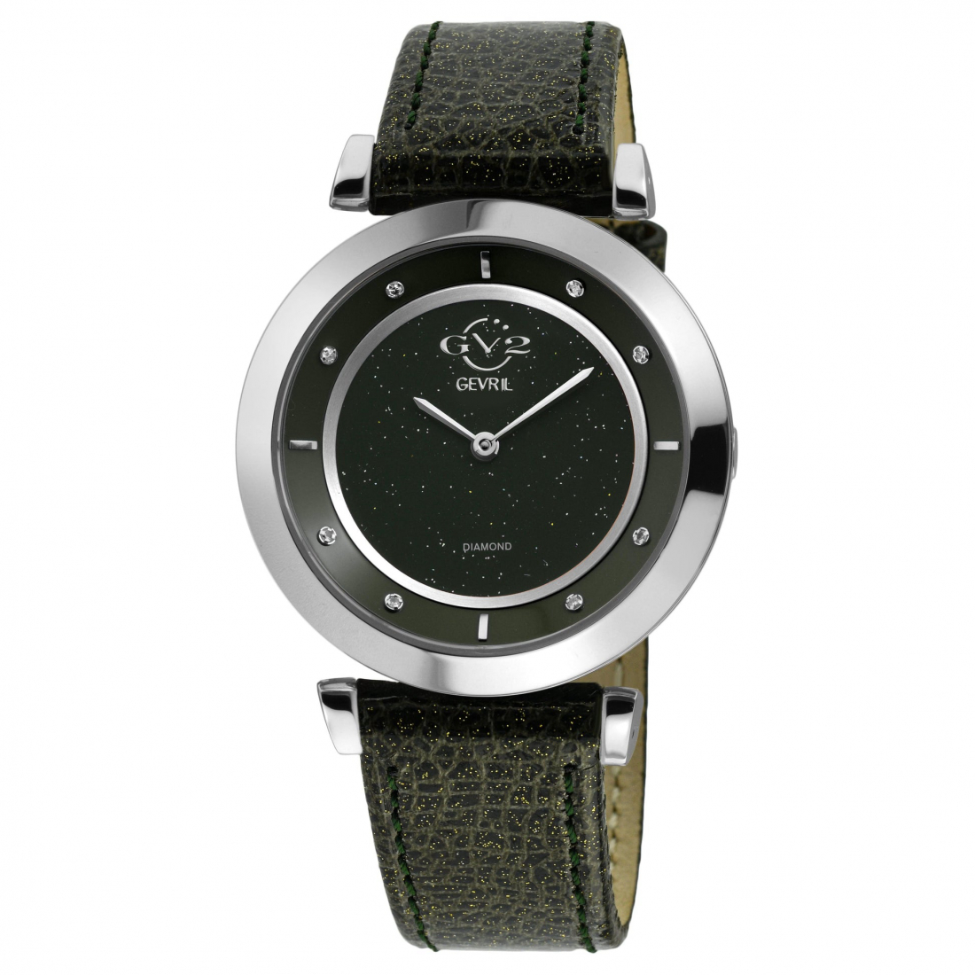 Women's Lombardy Green Strap Watch