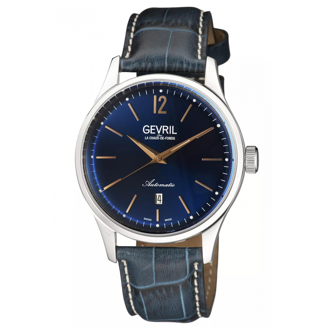 Men's Five Points, Blue Dial, Blue Strap Watch