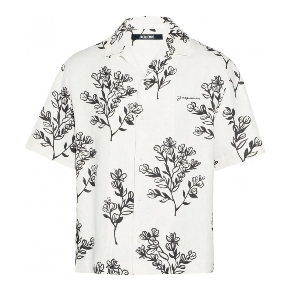 'La Chemise Jean Floral-Print' Hemd für Herren