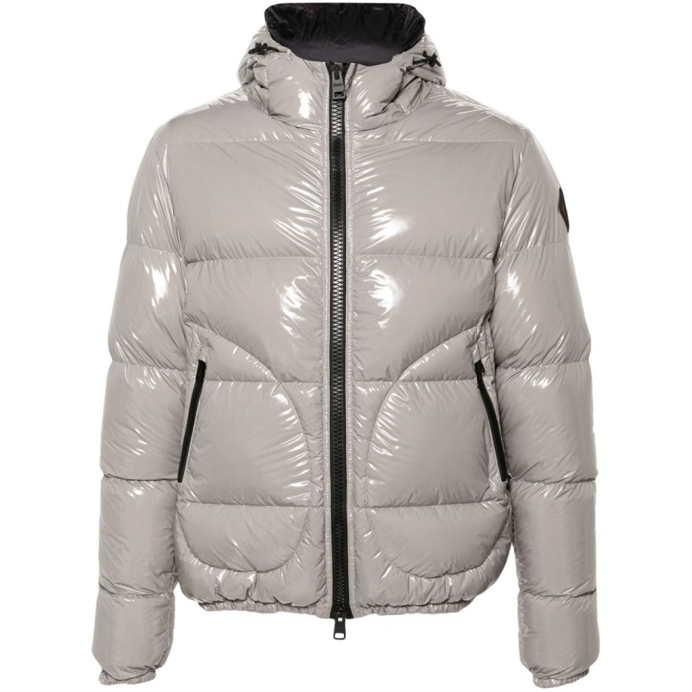 Men's 'Patent Hooded' Puffer Jacket