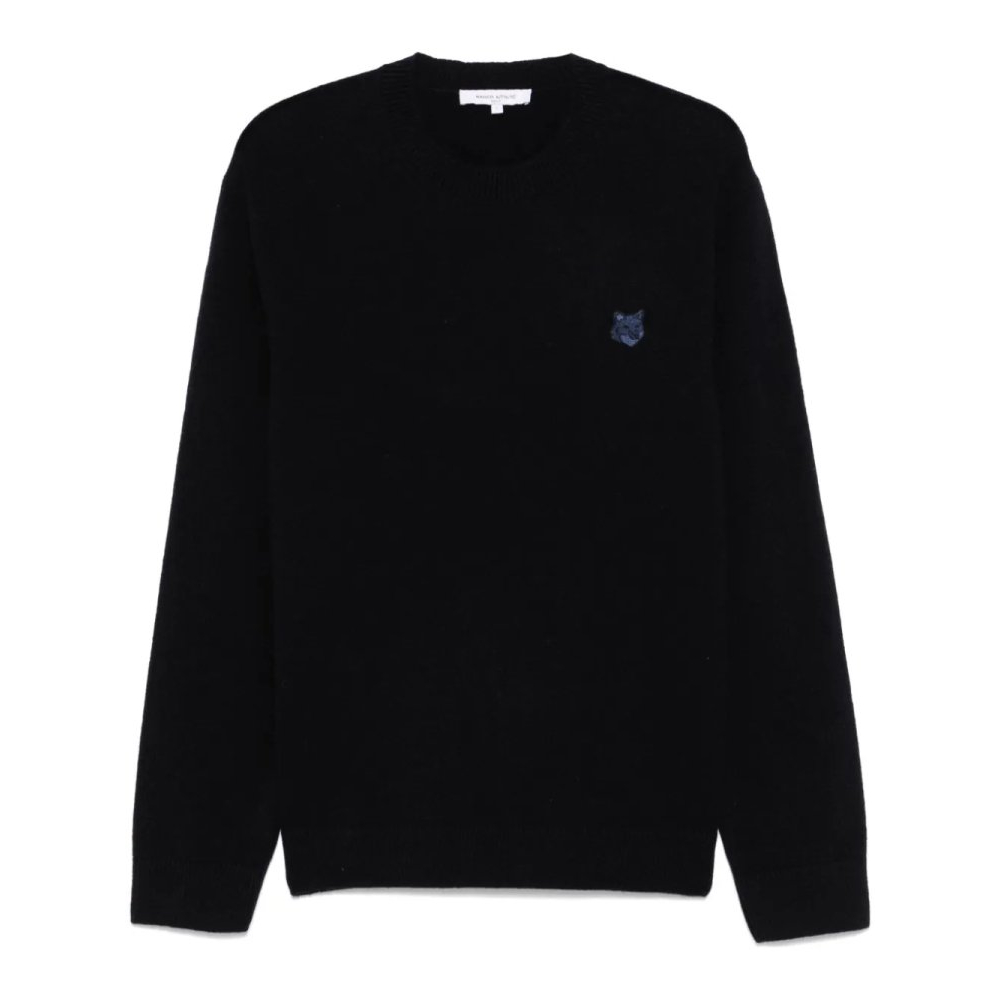 Men's 'Bold Fox Head-Patch' Sweater