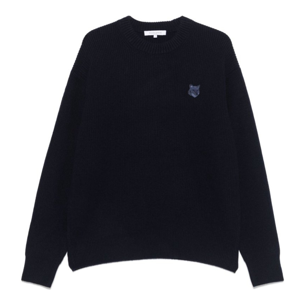 Men's 'Bold Fox Head-Patch' Sweater