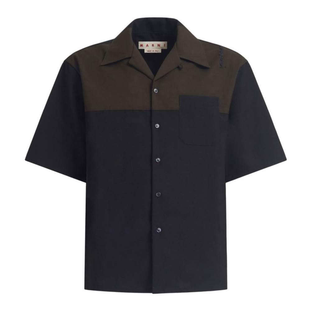 Men's 'Panelled' Short sleeve shirt