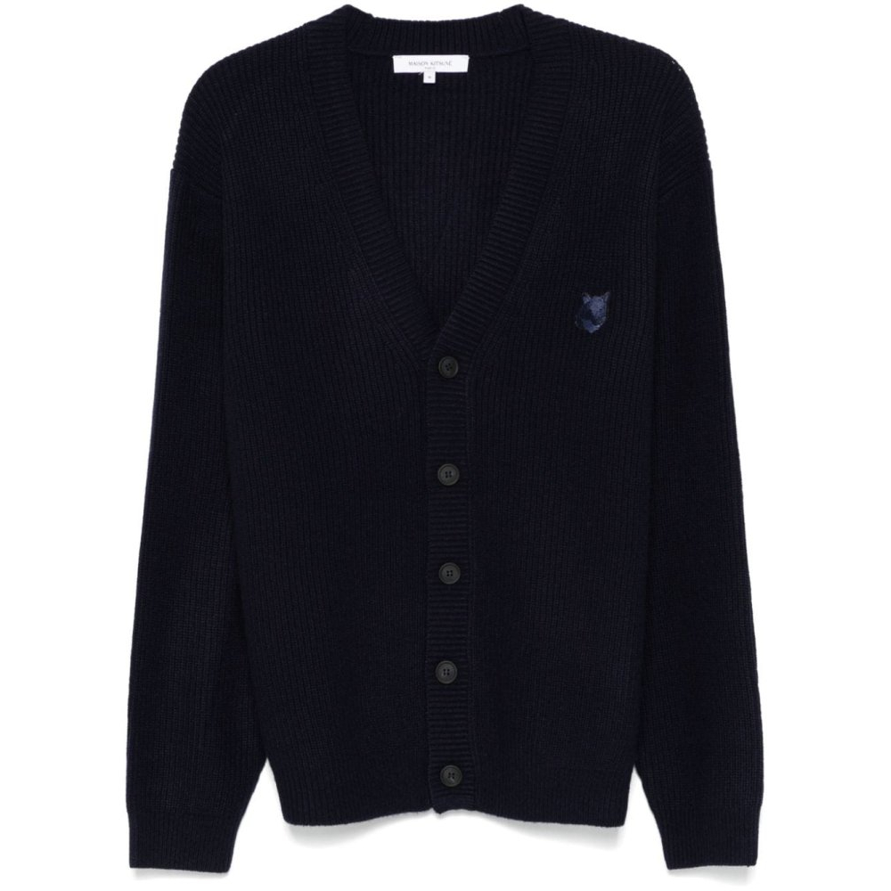 Cardigan 'Bold Fox Head Ribbed' pour Hommes