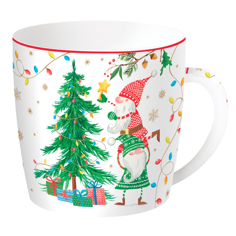 Porcelain Mug 350 ml In Tin Box Ready For Christmas