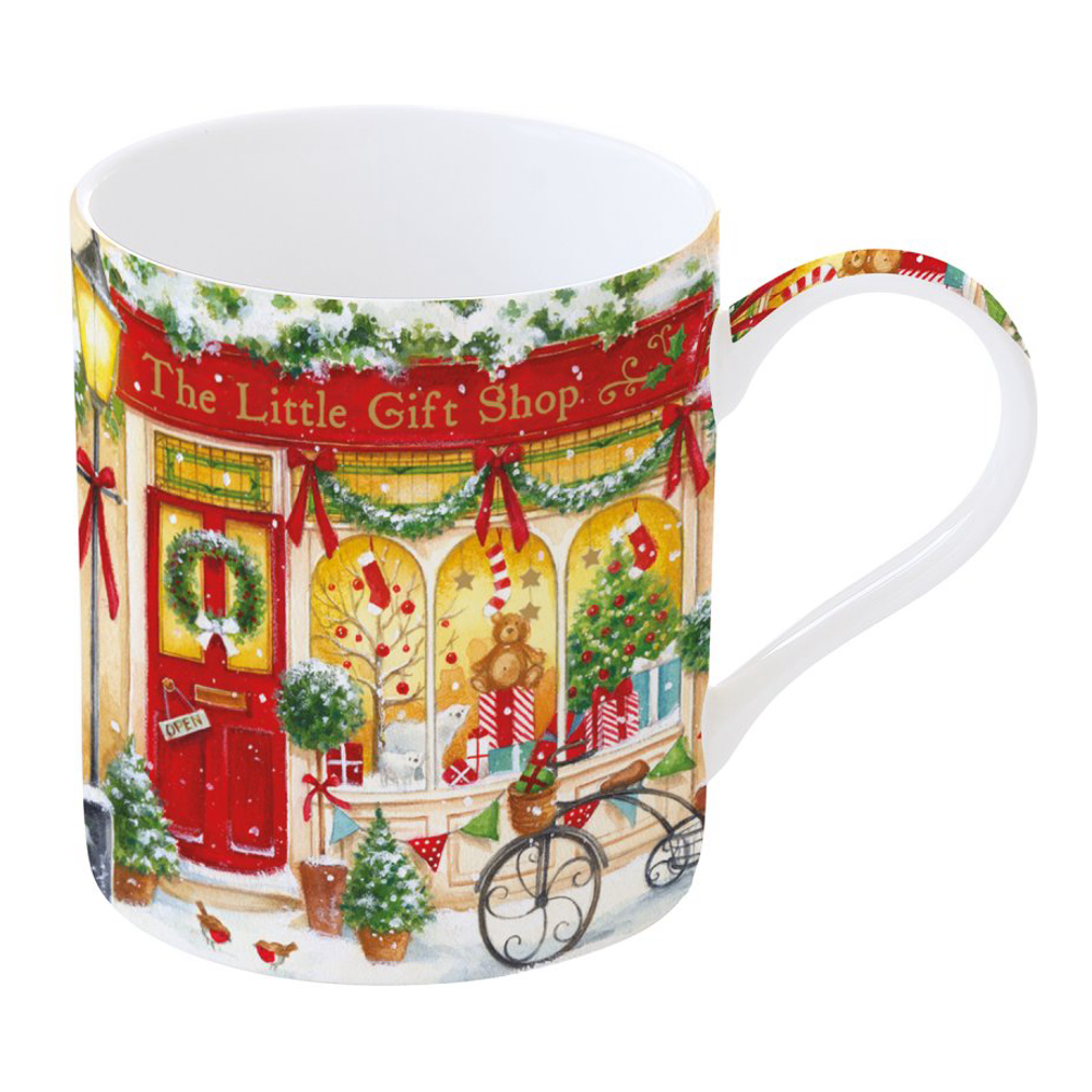 Porcelain Mug 350 ml In Gift Box With Love At Christmas Shop