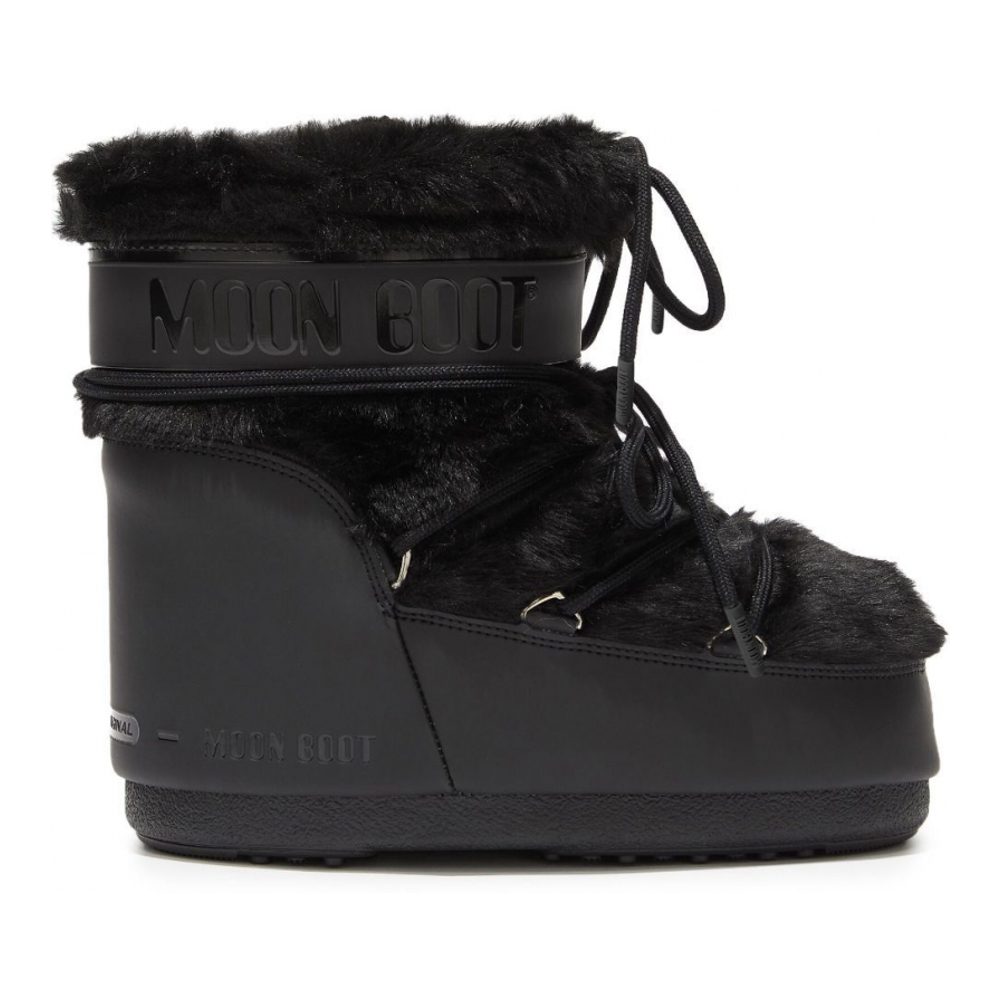 'Icon Low Faux-Fur Detail' Overknee-Stiefel für Damen