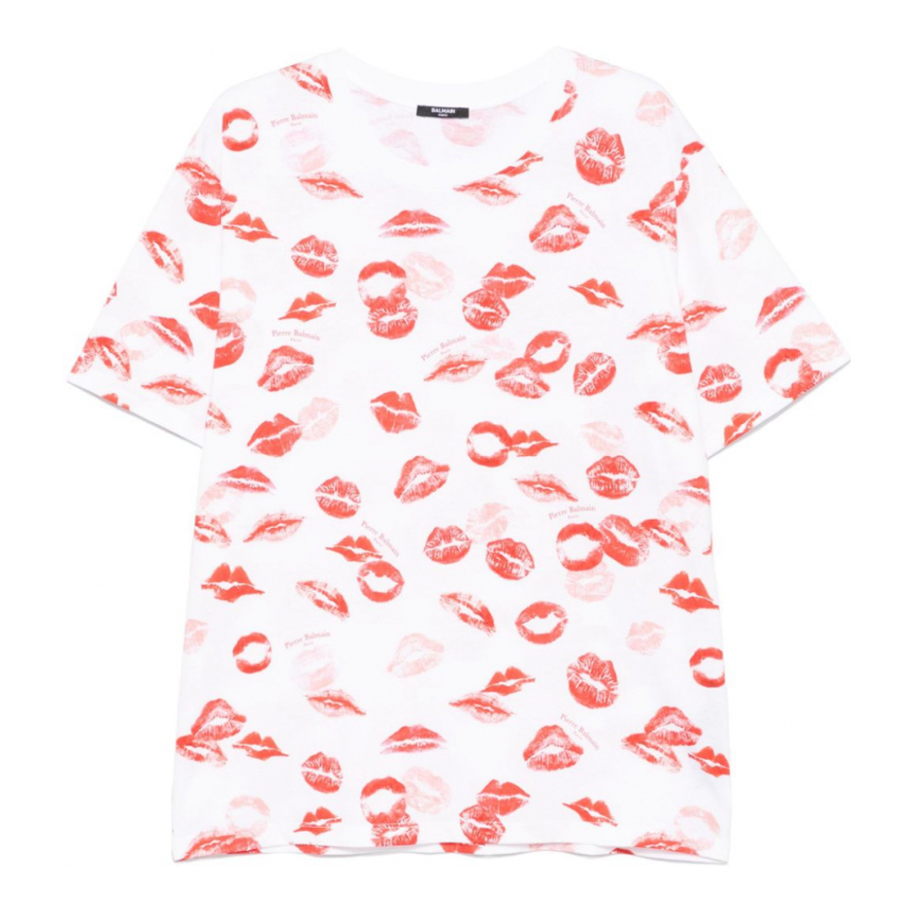 T-shirt 'Kiss-Print' pour Hommes