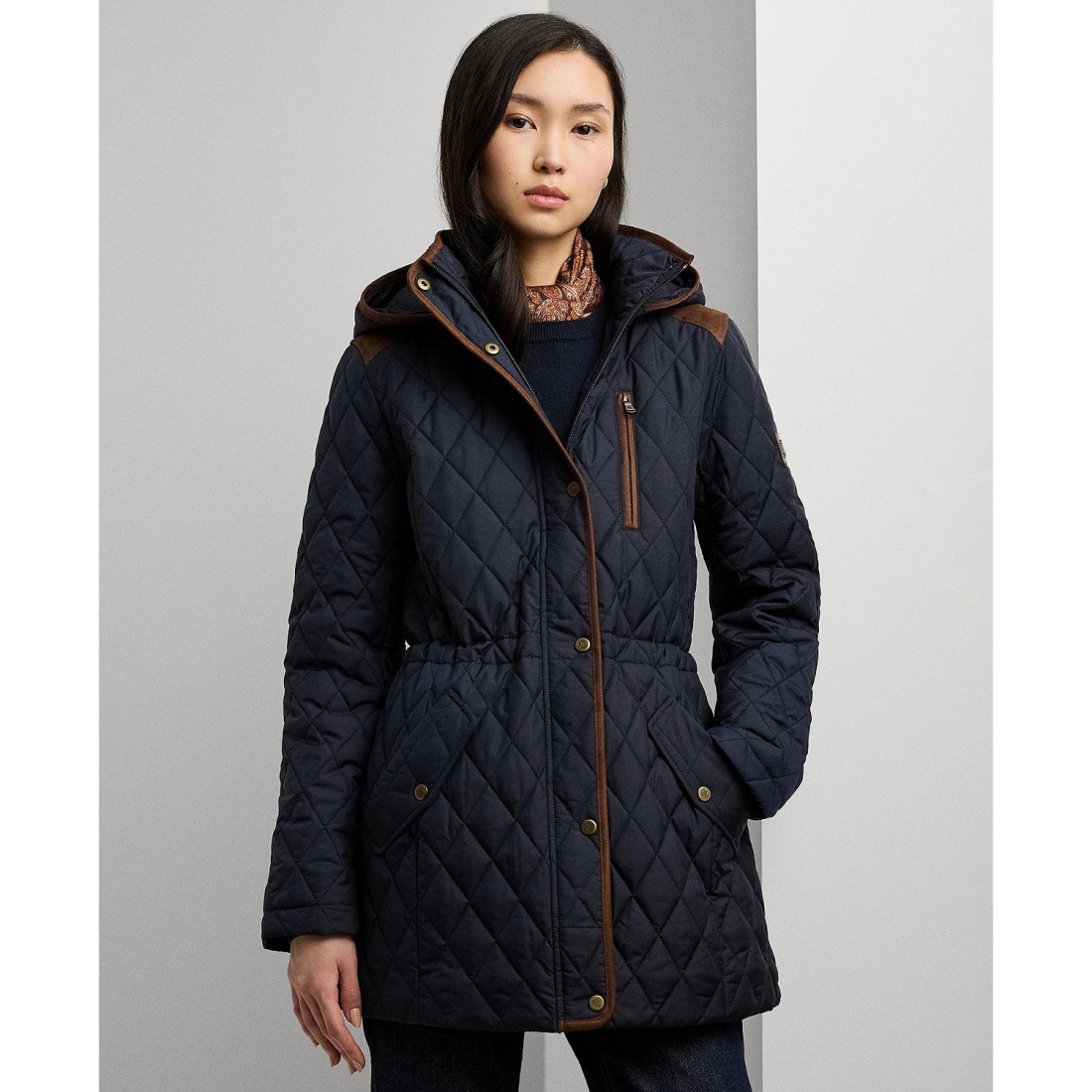 'Hooded Quilted Coat' pour Femmes