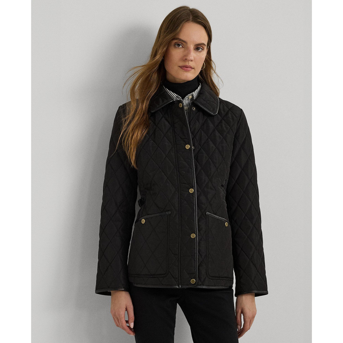 Women's 'Quilted Velboa-Lined Coat'