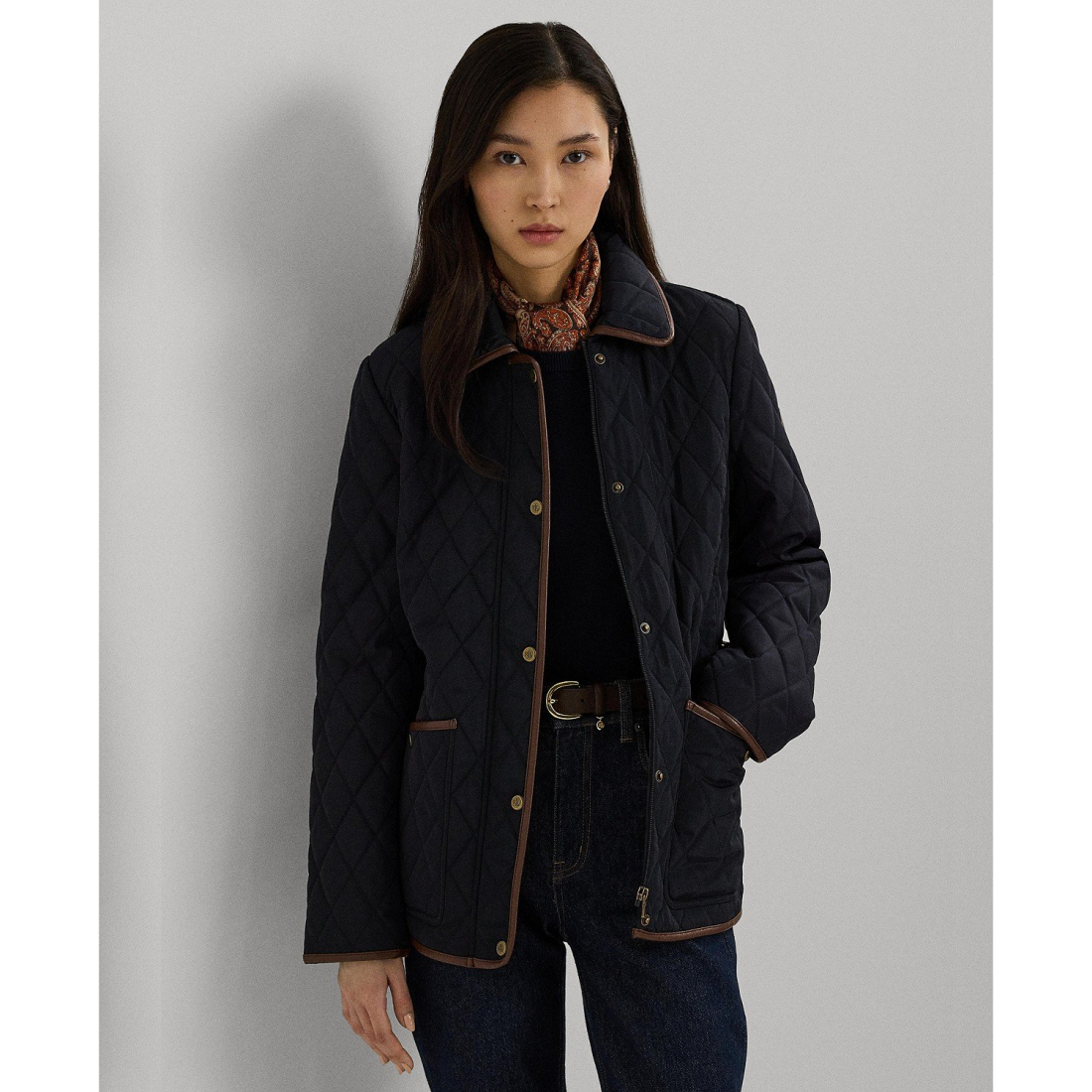 Women's 'Quilted Velboa-Lined Coat'