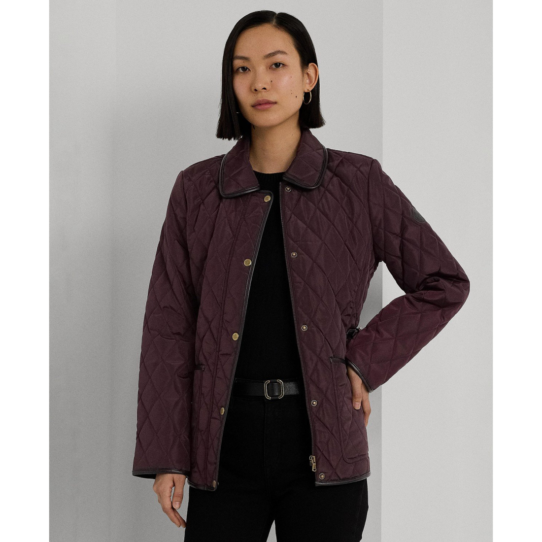 'Quilted Velboa-Lined Coat' für Damen