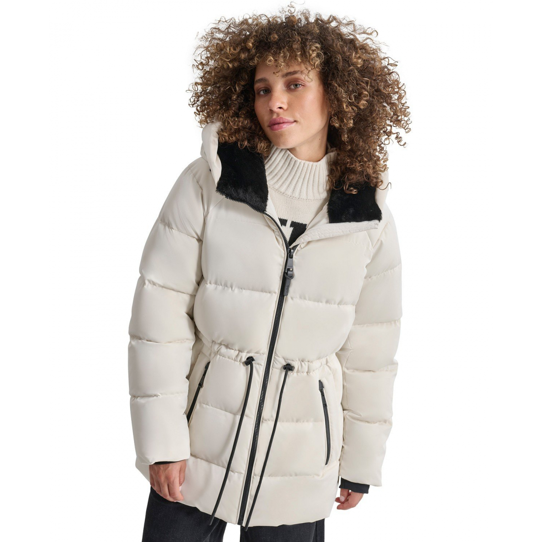 'Shine Hooded Anorak Puffer Coat' pour Femmes