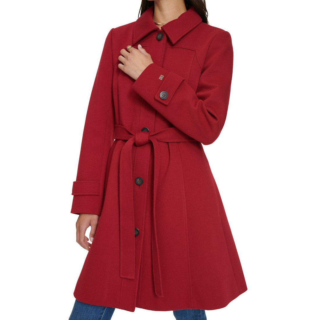 Women's 'Single-Breasted Belted Coat'