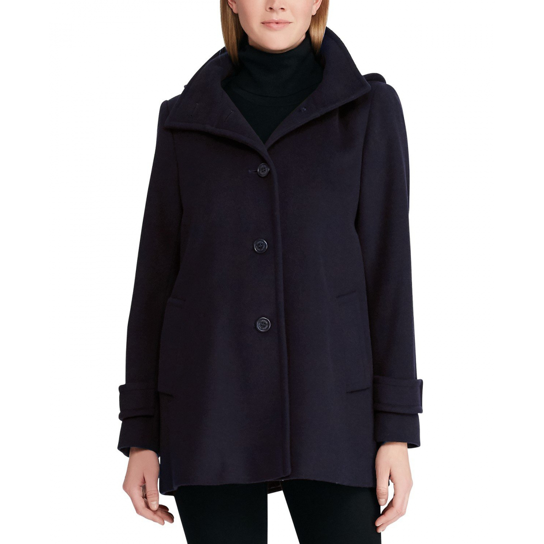 'Hooded A-Line Coat' für Damen