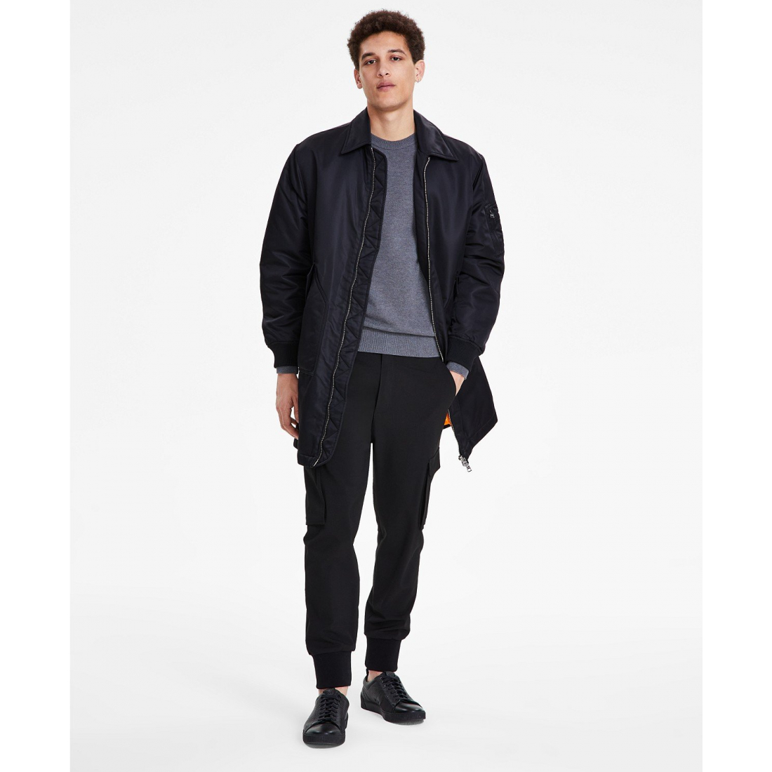 Men's 'Modern-Fit Puffer Overcoat'