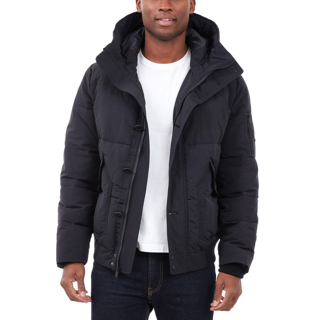 Men's 'Crinkle Nylon Heavy Short Snorkel Coat'