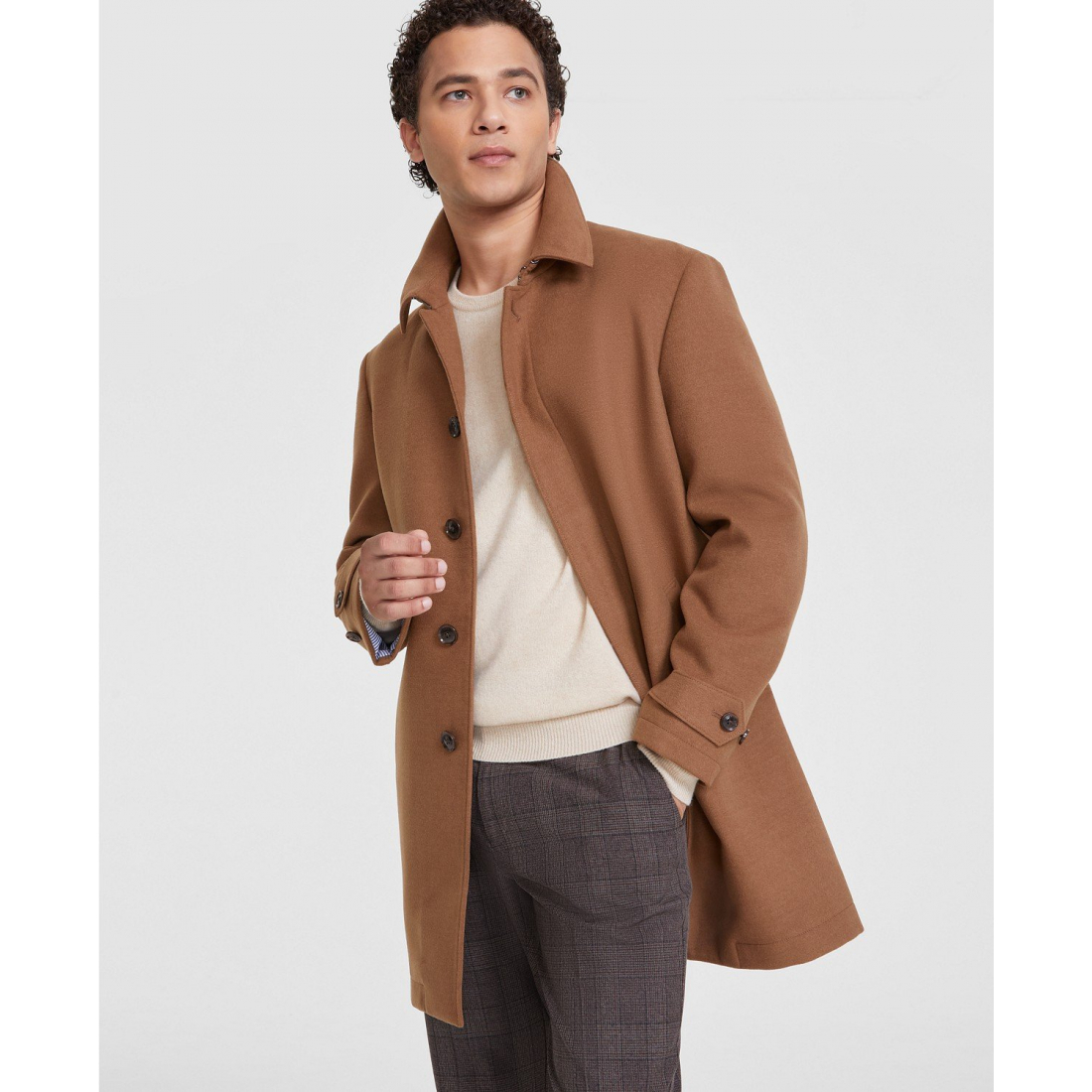 Melange Overcoat' pour Hommes