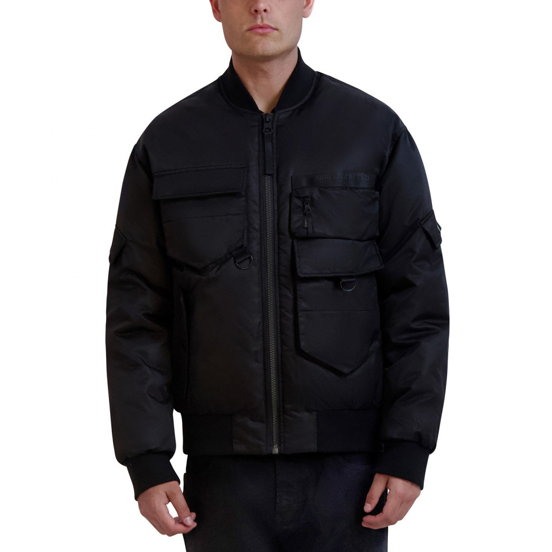 Men's 'Flight Satin Bomber Jacket'