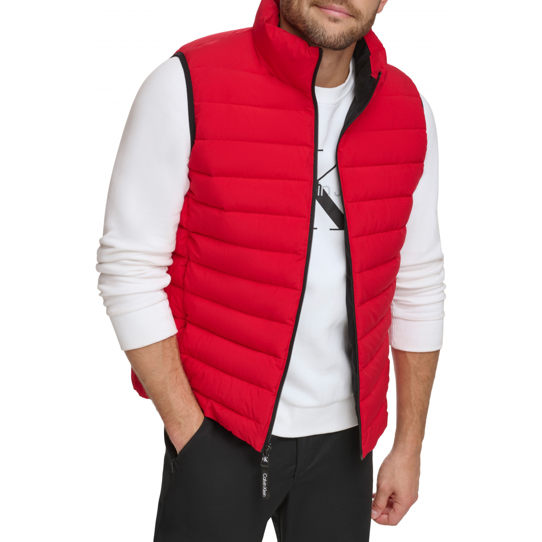 Men's 'Stretch Water Resistant Puffer Vest'