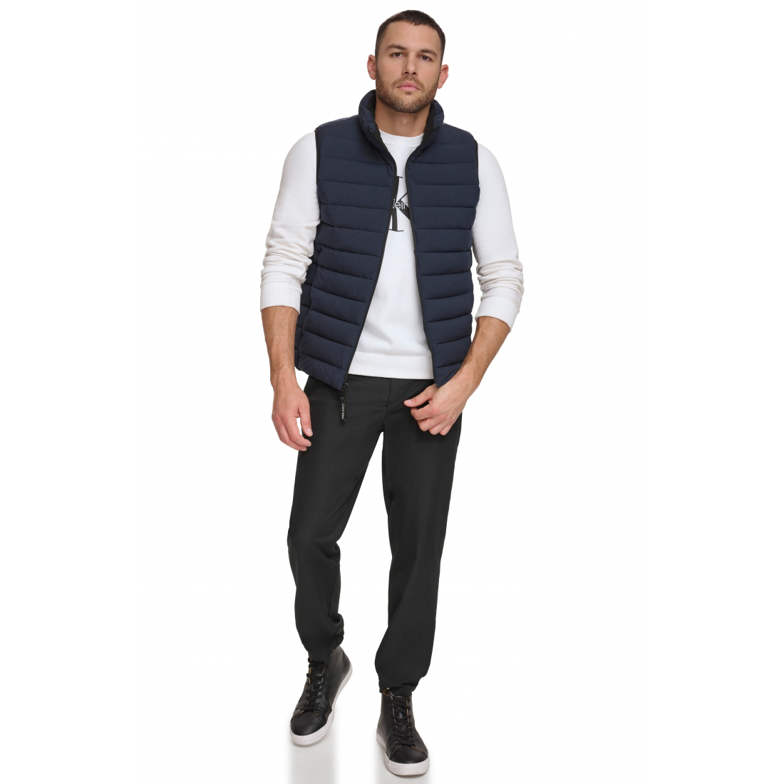 Men's 'Stretch Water Resistant Puffer Vest'