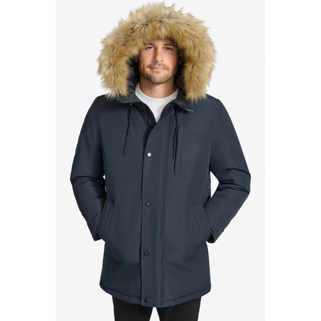 Arctic Faille Water Resistant Parka with Removable Faux Fur Trim' pour Hommes