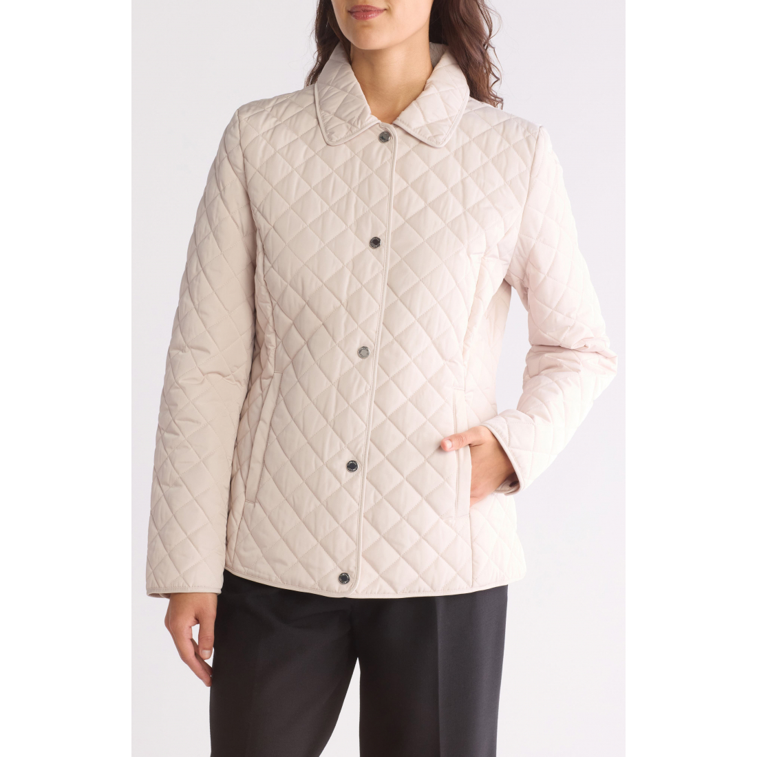 'Quilted Water-Resistant Short Jacket' für Damen