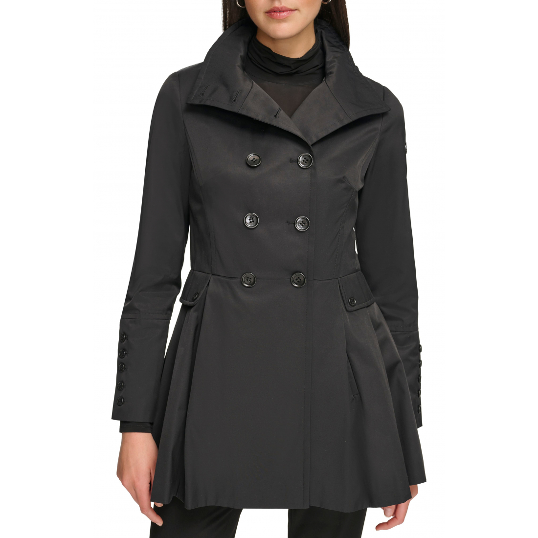 Pleated Trench Coat' pour Femmes