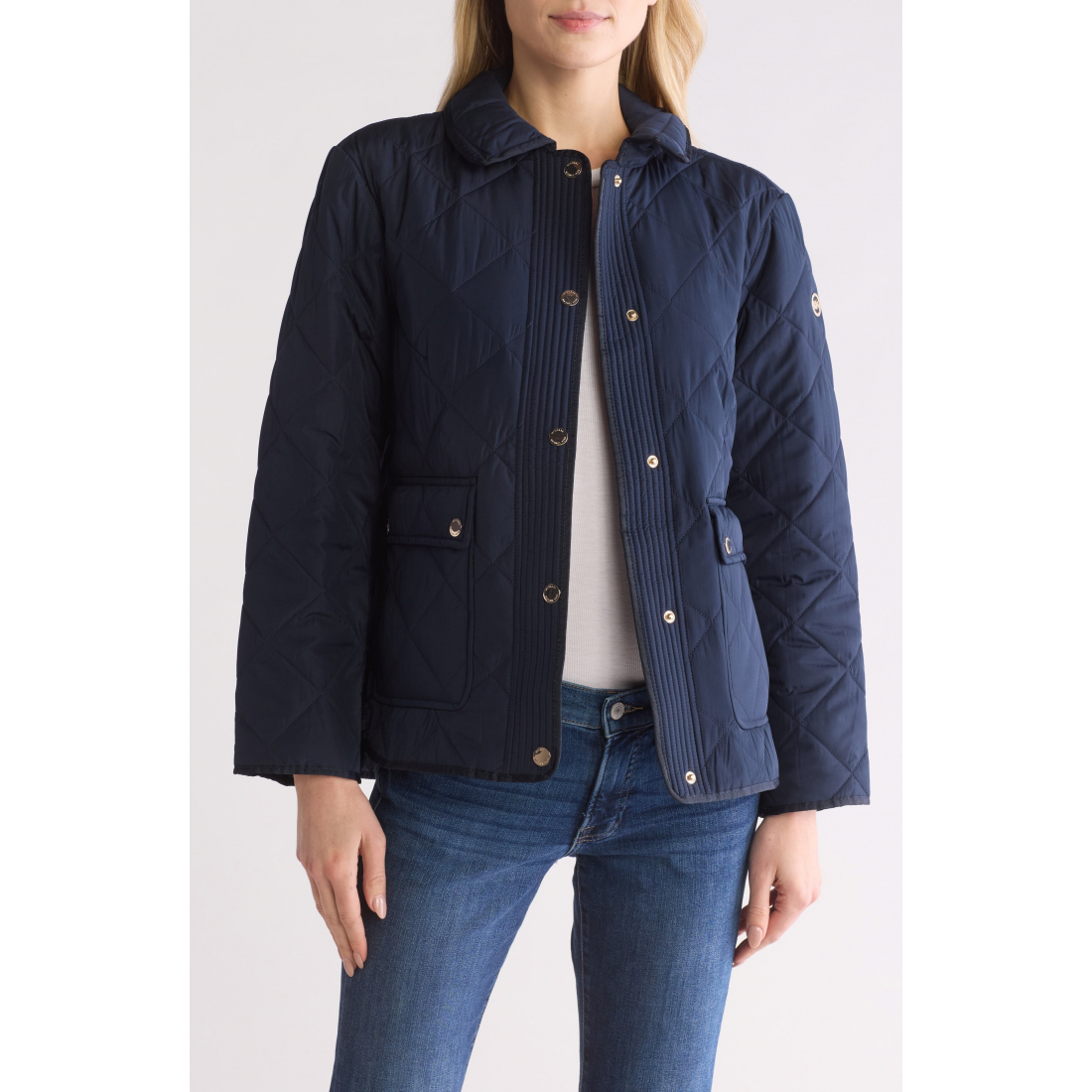 Diamond Quilted Jacket' pour Femmes