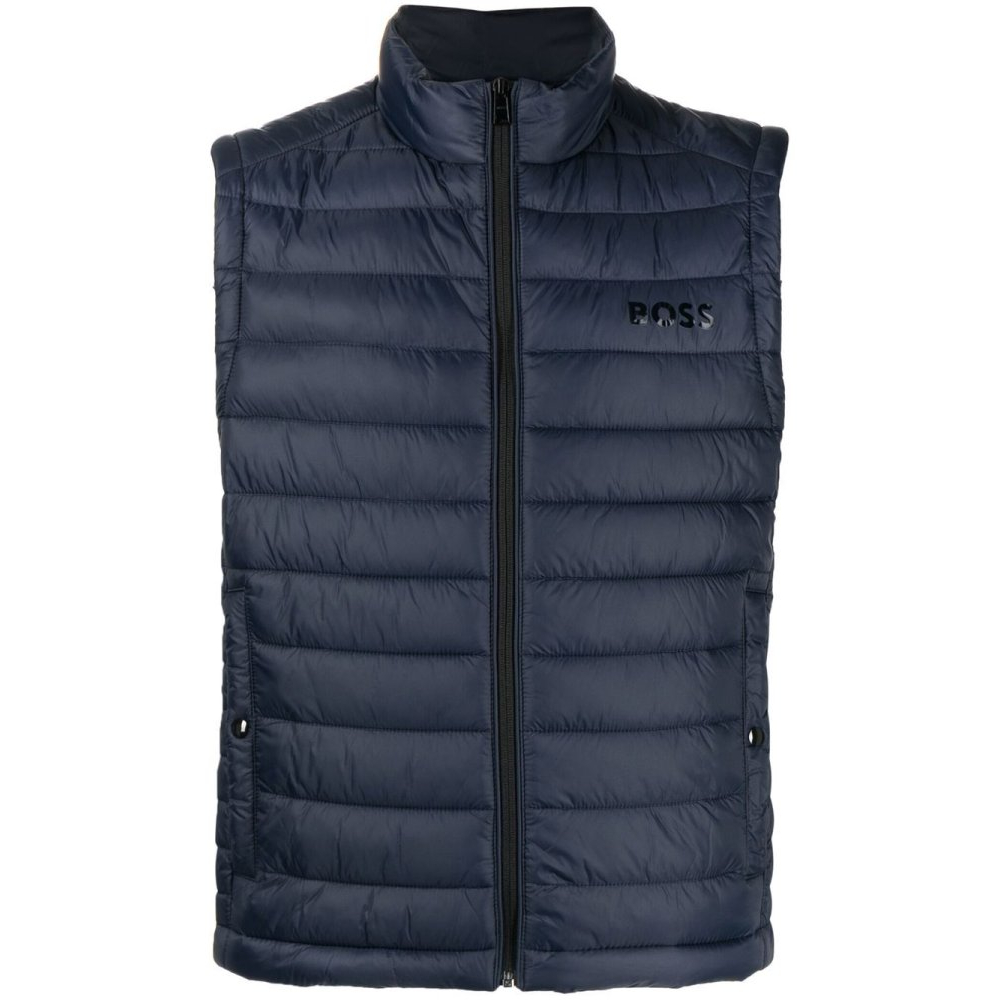 Men's 'Logo-Print Quilted' Vest