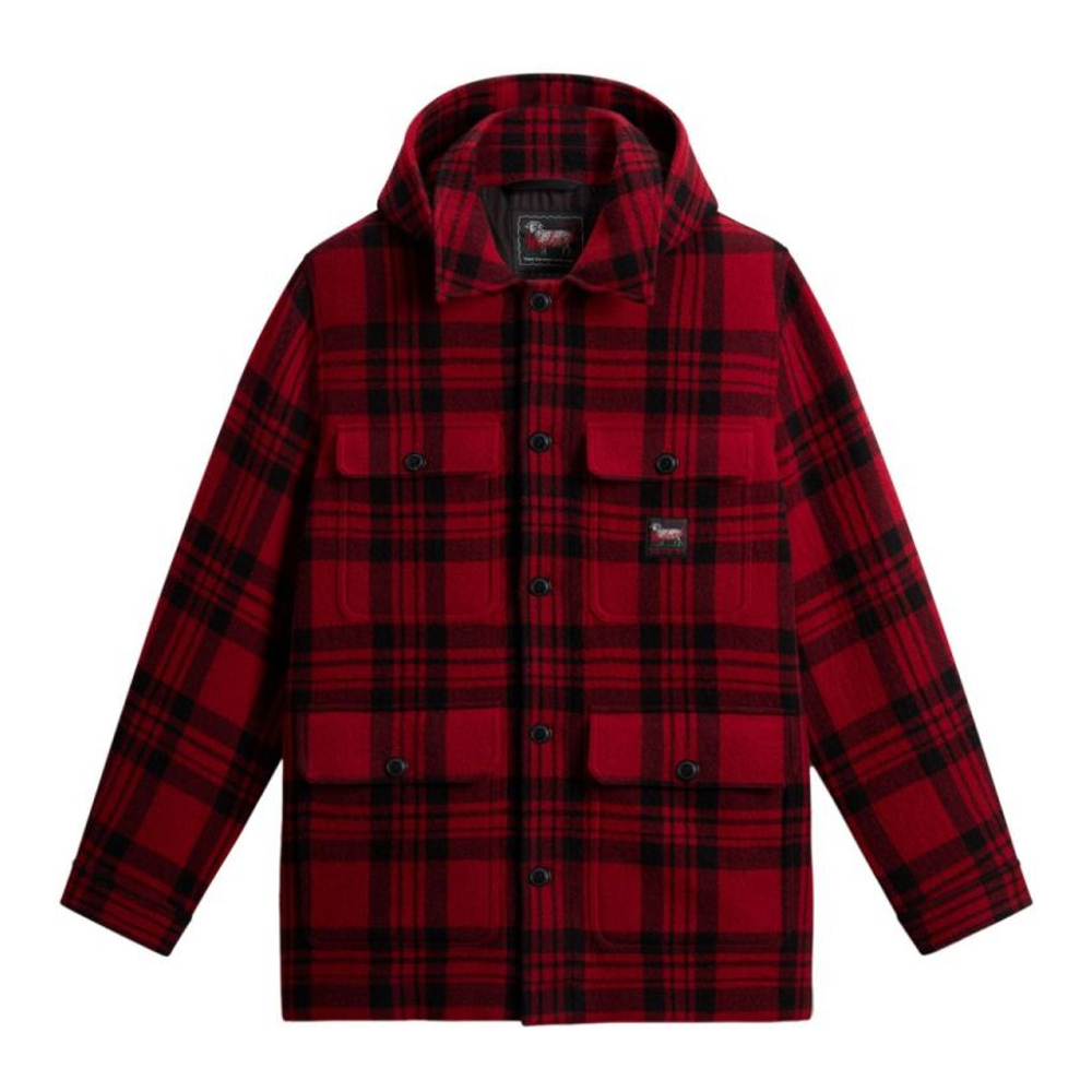 Men's 'Plaid Hooded' Jacket