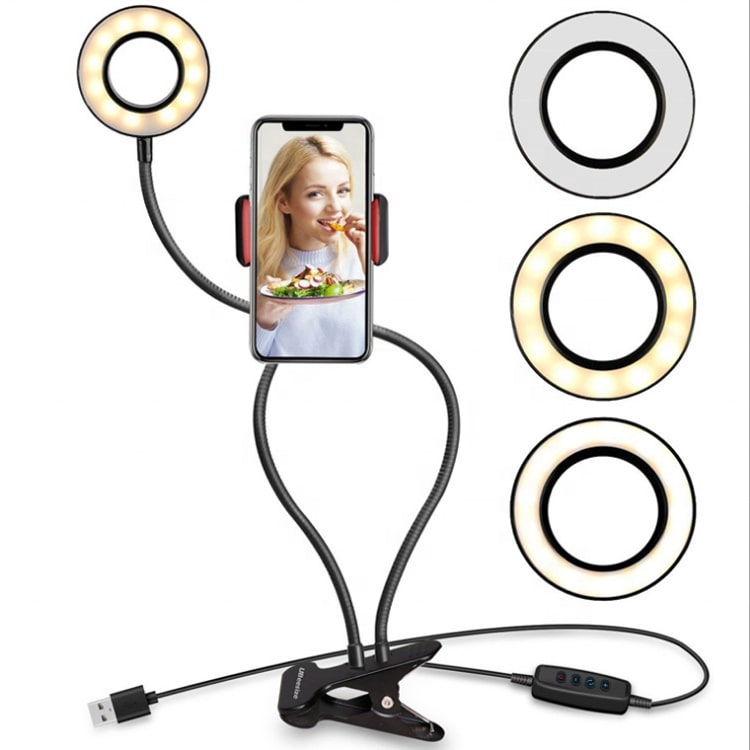 'With Adjustable LED Rings' Universal Support