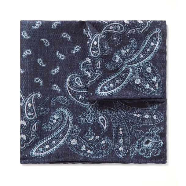 Foulard 'Paisley-Print Pocket Square' pour Hommes