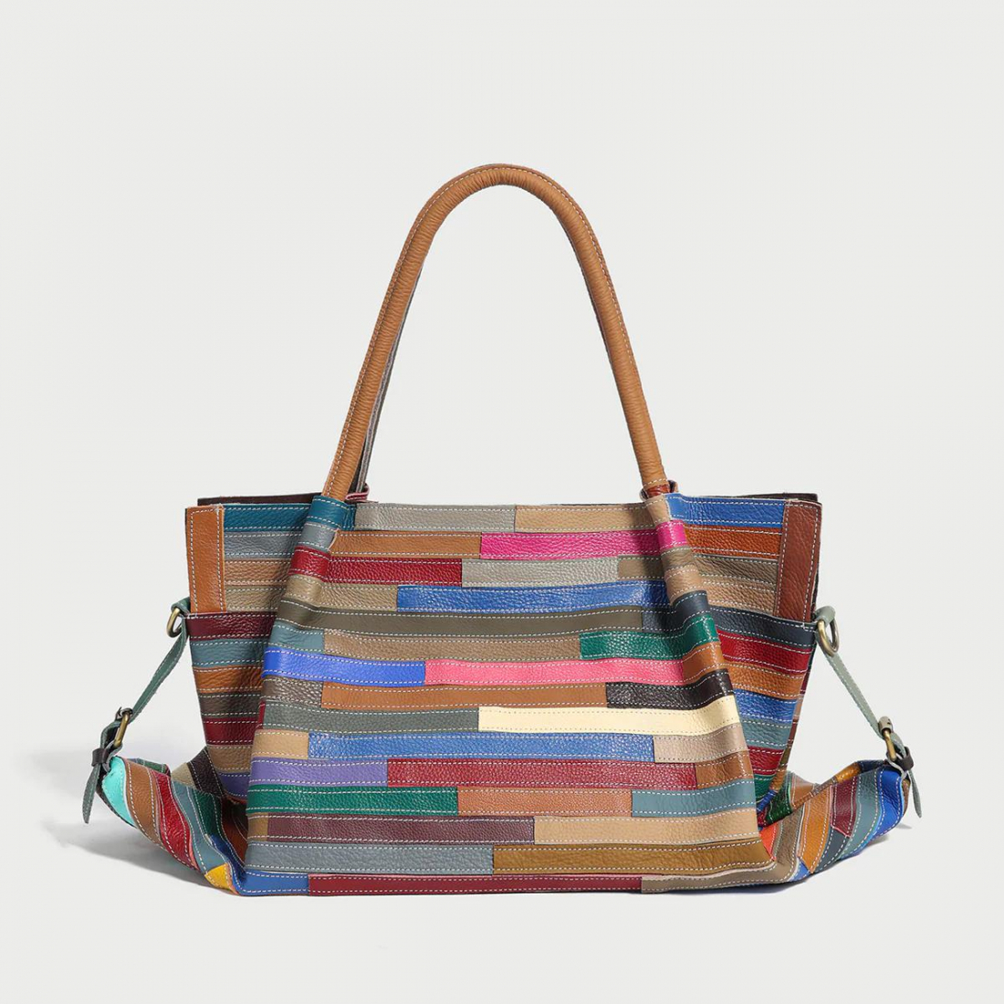 Sac Cabas 'Brick Large Leather' pour Femmes