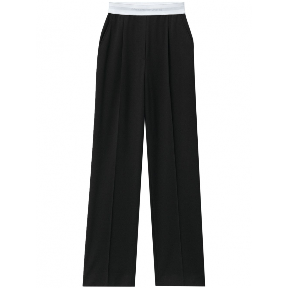 Women's 'Pleat-Detail Logo-Waistband' Trousers