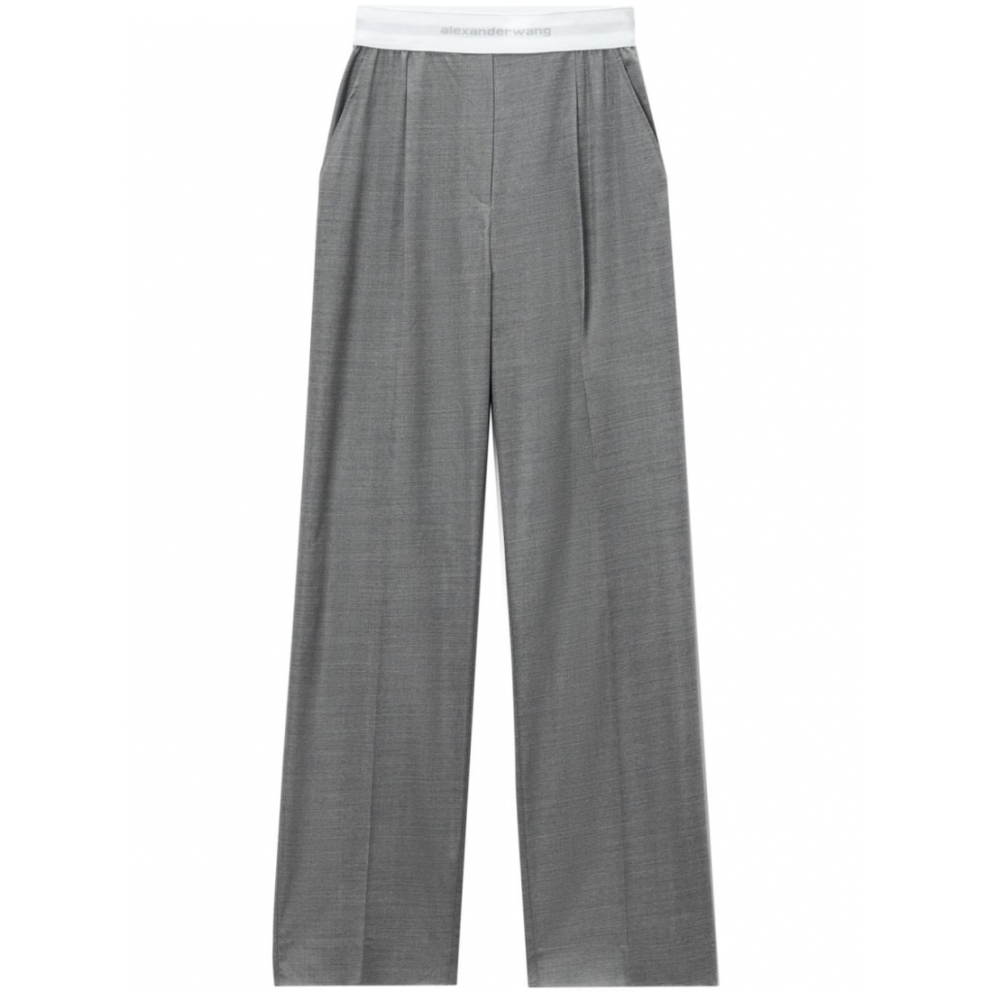 Women's 'Pleat-Detail Logo-Waistband' Trousers