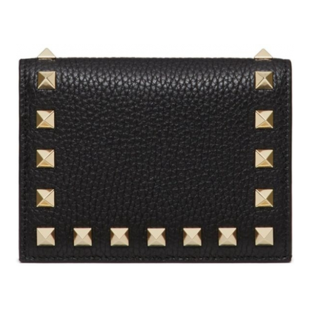 Portefeuille 'Valentino Garavani Compact Rockstud' pour Femmes