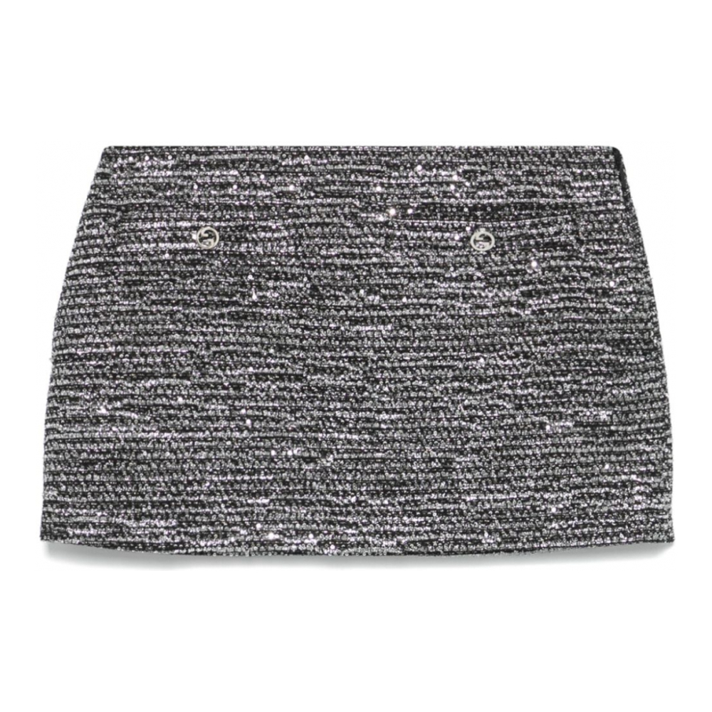 Mini Jupe 'Striped Tweed' pour Femmes