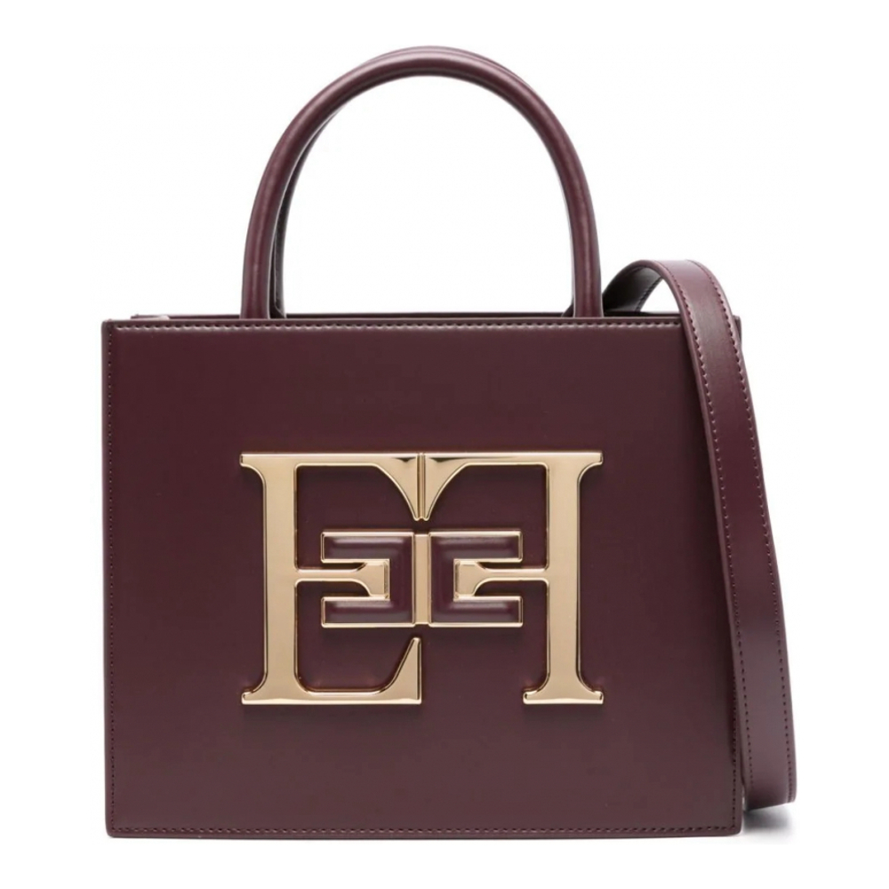 Women's 'Small Logo-Plaque' Tote Bag