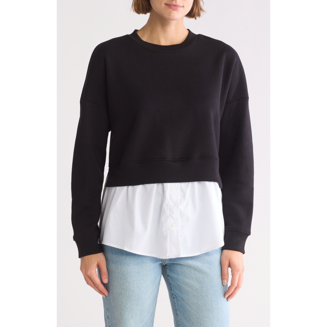 'Twofer' Sweatshirt für Damen