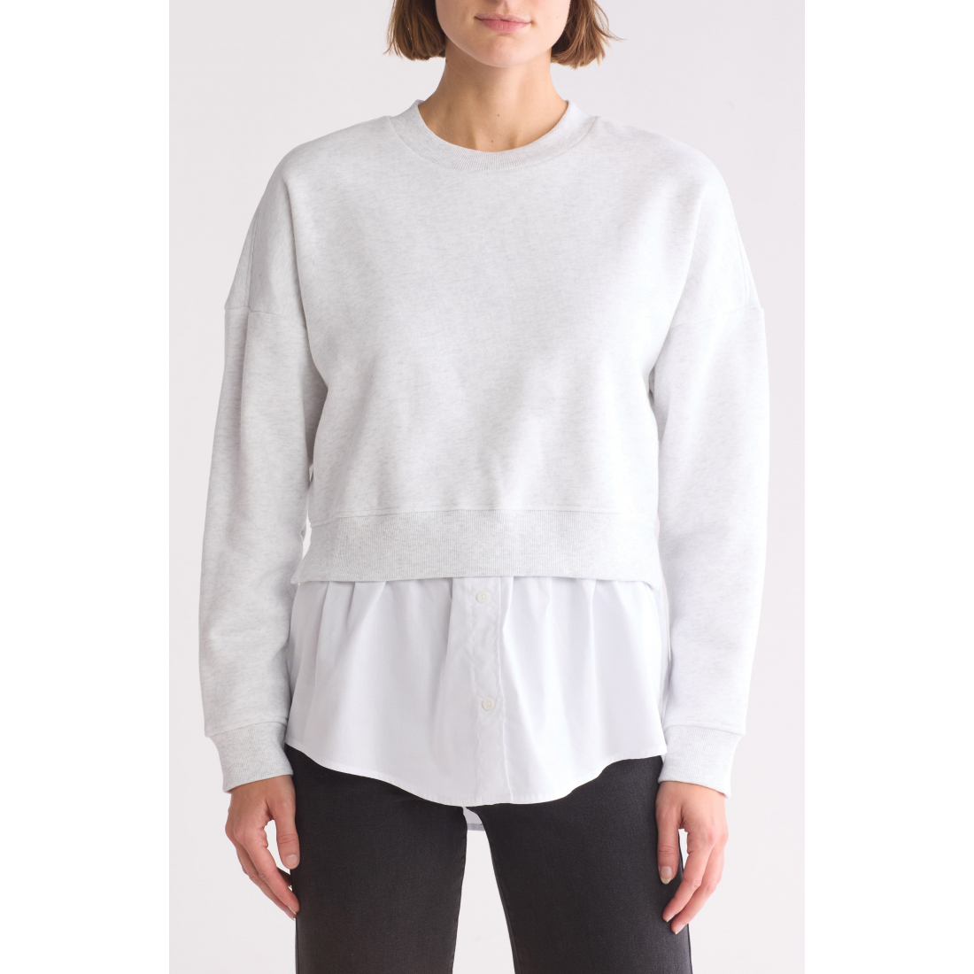 'Twofer' Sweatshirt für Damen