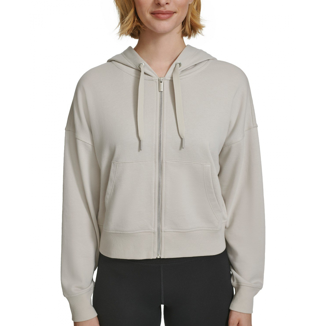 'French Terry Long-Sleeve Zip-Up' Trainingsjacke für Damen