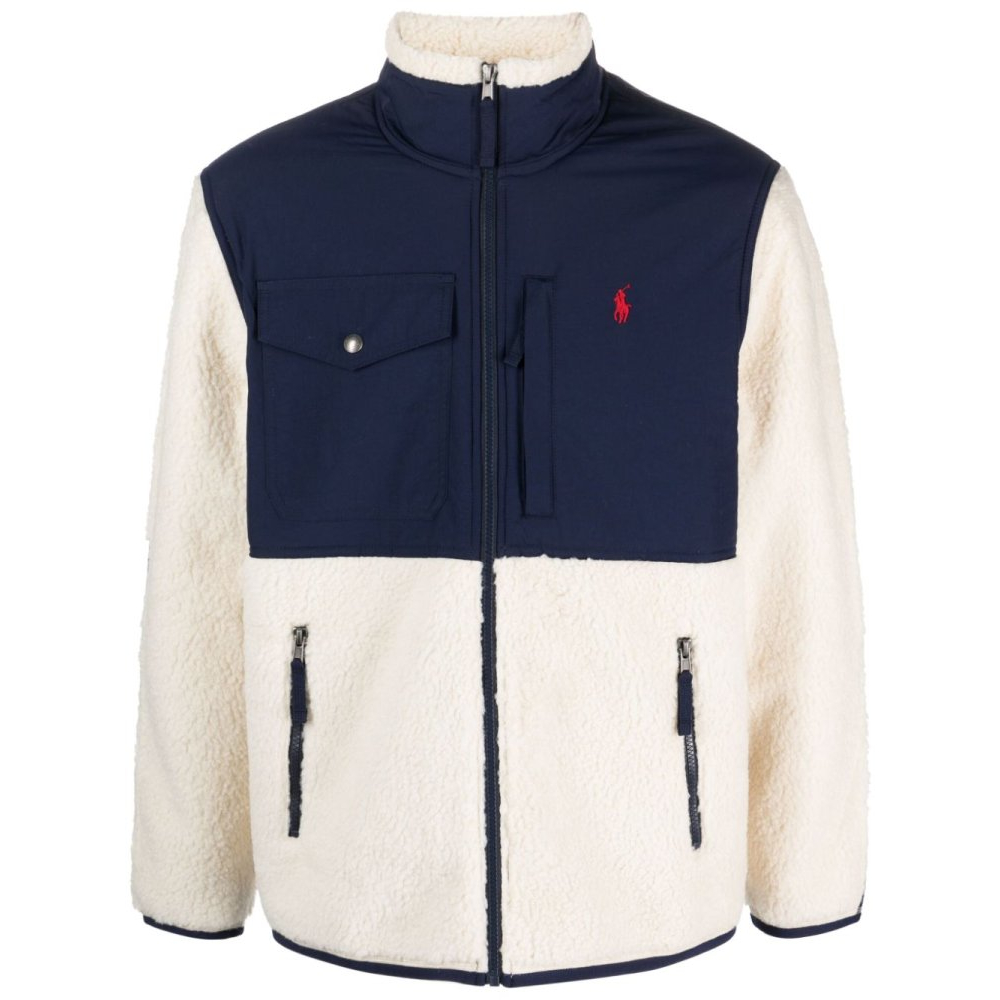 Veste 'Logo-Embroidered Zip-Up' pour Hommes