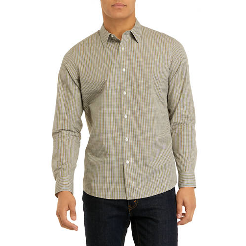 Chemise 'Long Sleeve Plain Weave Micro Check' pour Hommes