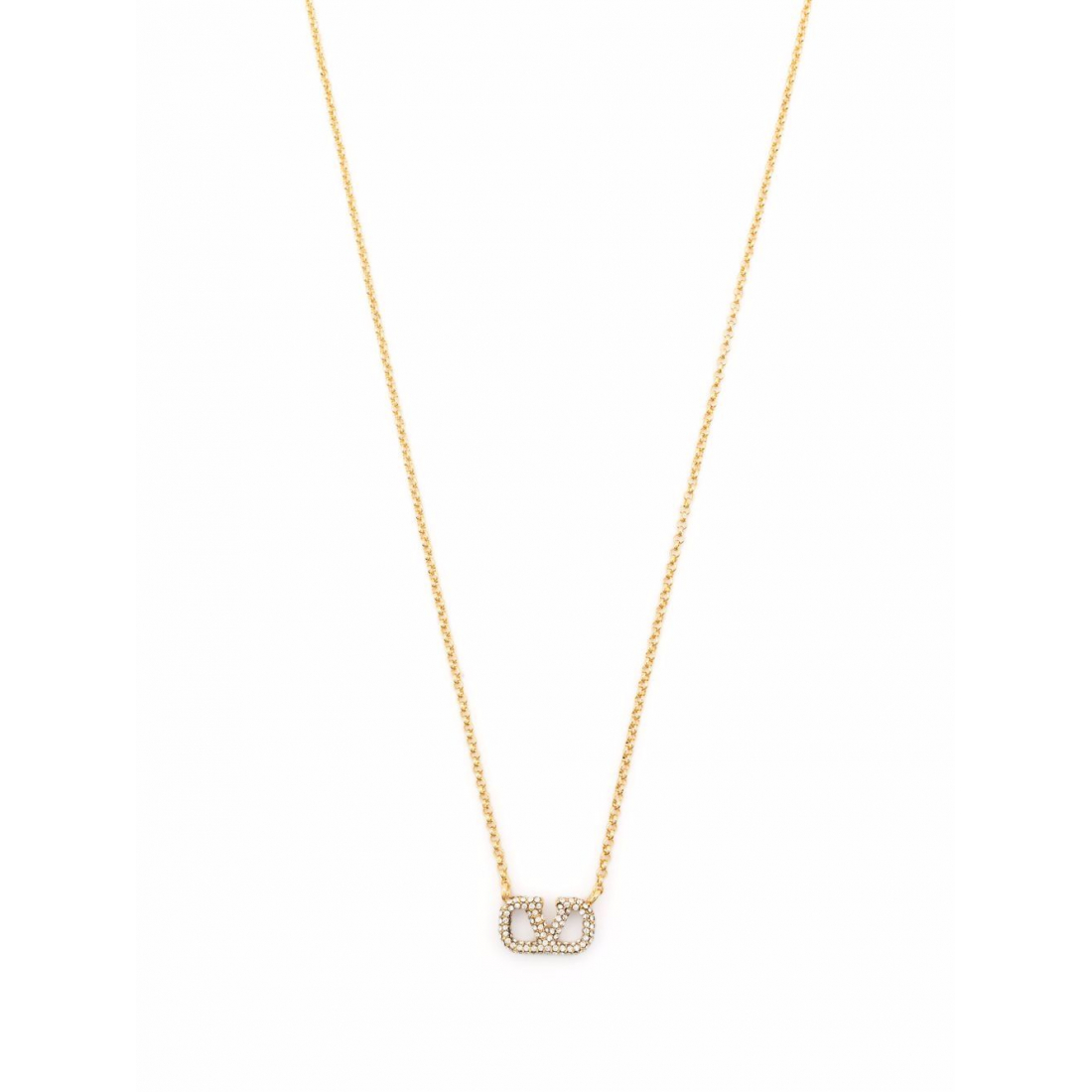 Women's 'VLogo Signature Crystal-Embellished' Necklace