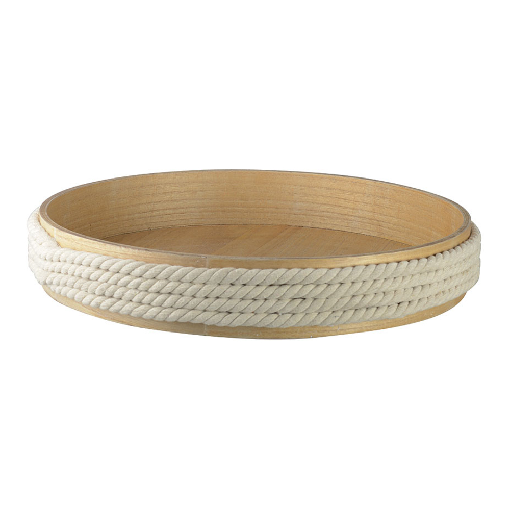 Round Wood Tray