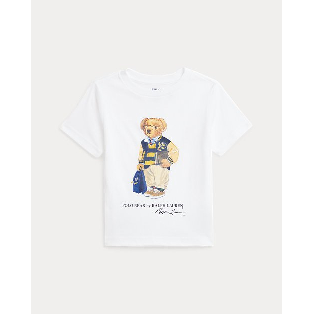 'Polo Bear Cotton Jersey Tee' pour Petits garçons