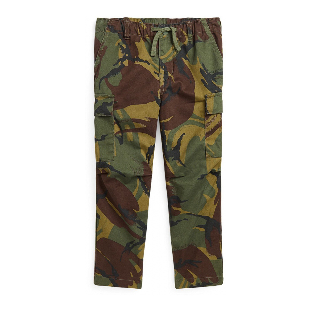 'Camo Stretch Chino Cargo Pants' pour Petits garçons