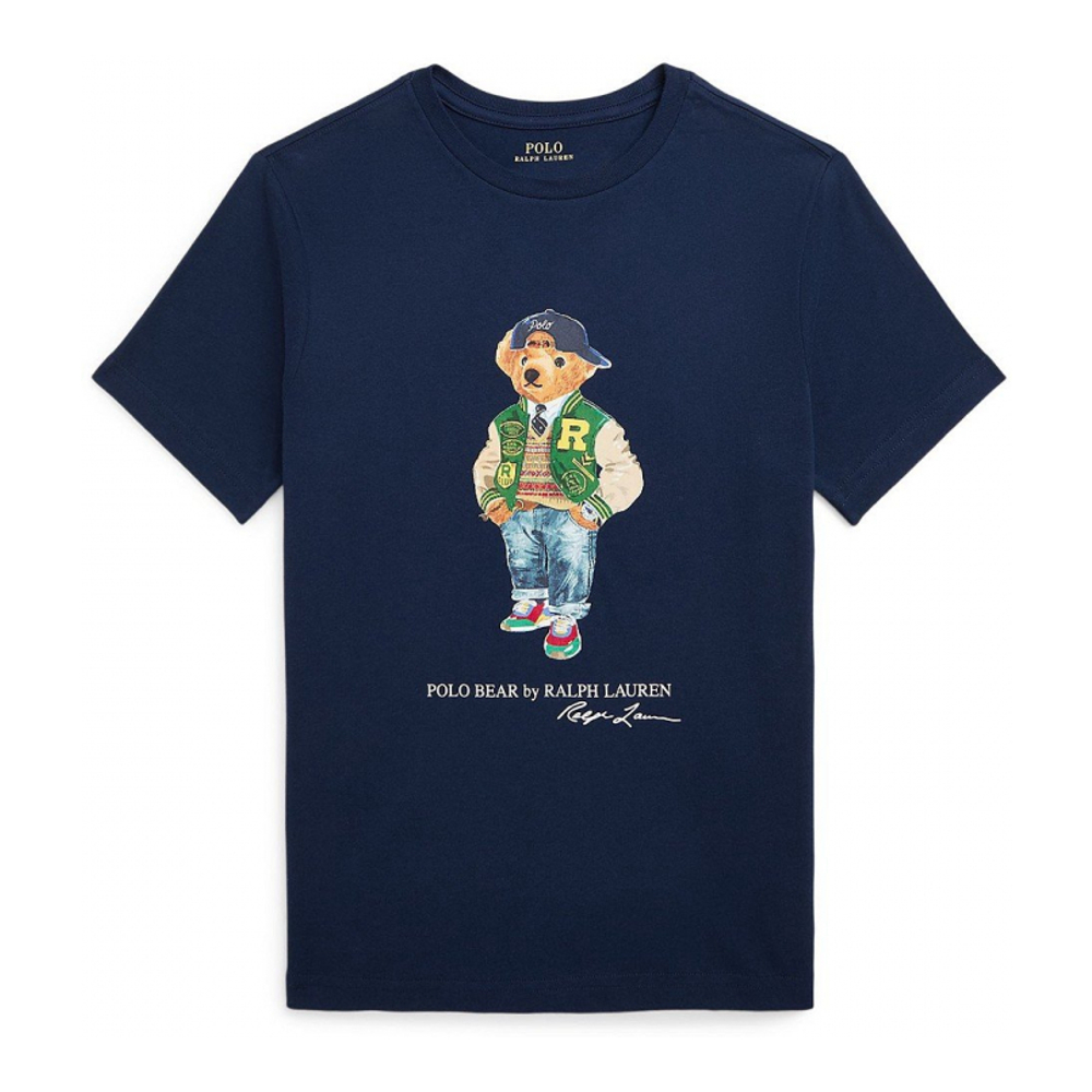 'Polo Bear Cotton Jersey Tee' pour Grands garçons